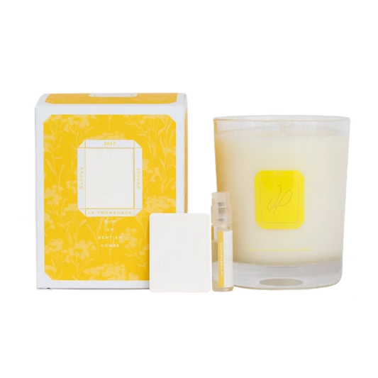 Bougie parfumée naturelle verre cire végétale