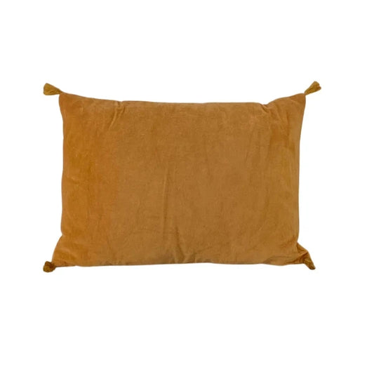 Coussin rectangulaire en velours Bronze déco durable et design