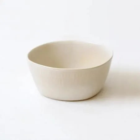 coupelle en grès crème artisanale faite à la main