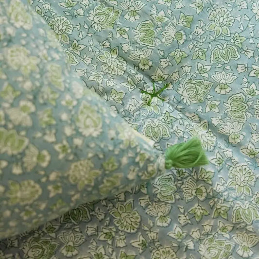 edredon block print original