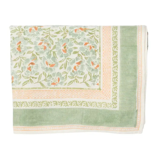 nappe de table rectangle en coton lavable