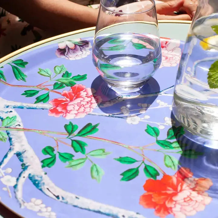 plateau rond en bois