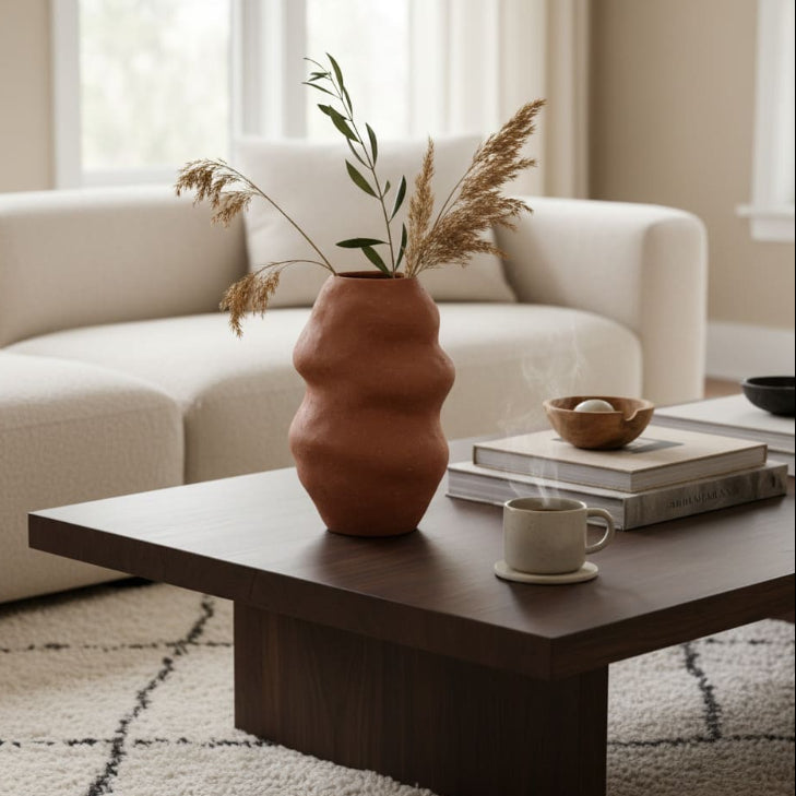 vase en céramique design et artisanal