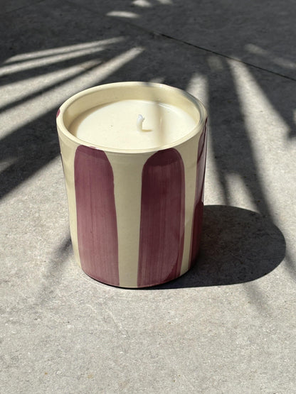 Enamelled ceramic candle with Fig Tree scent 🇫🇷 