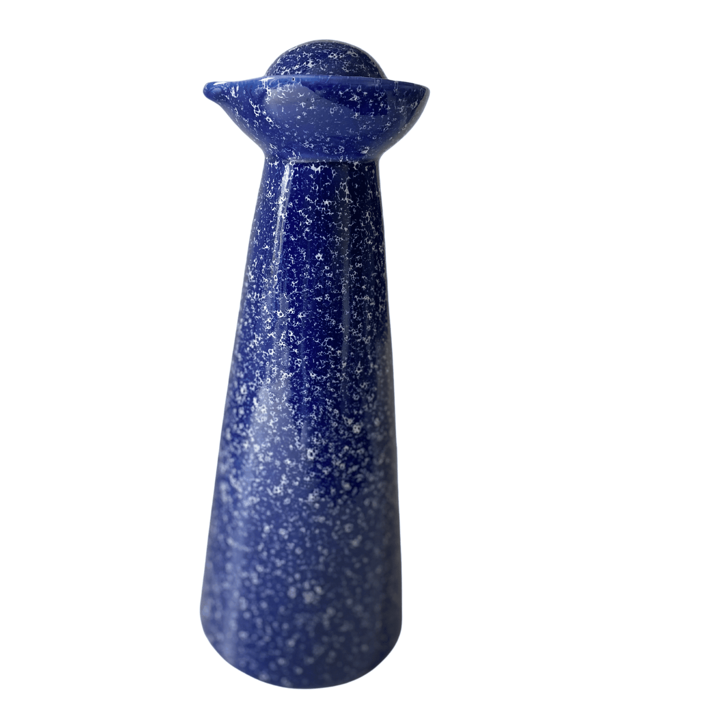 Blue ceramic carafe 