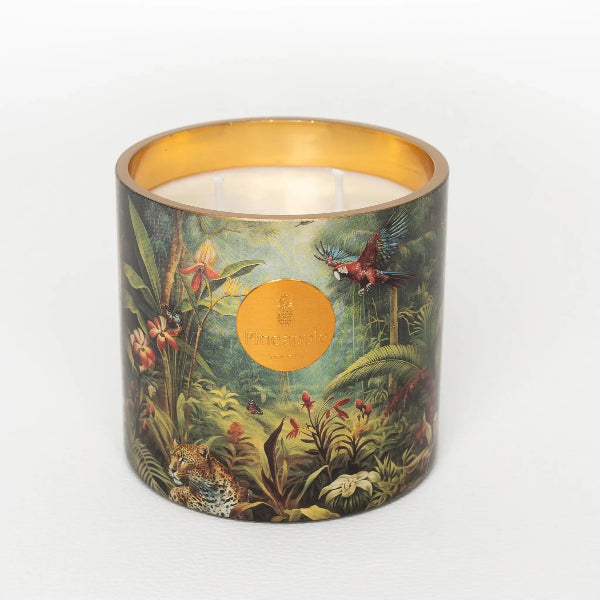 grande bougie parfumée naturelle artisanale en cire végétale