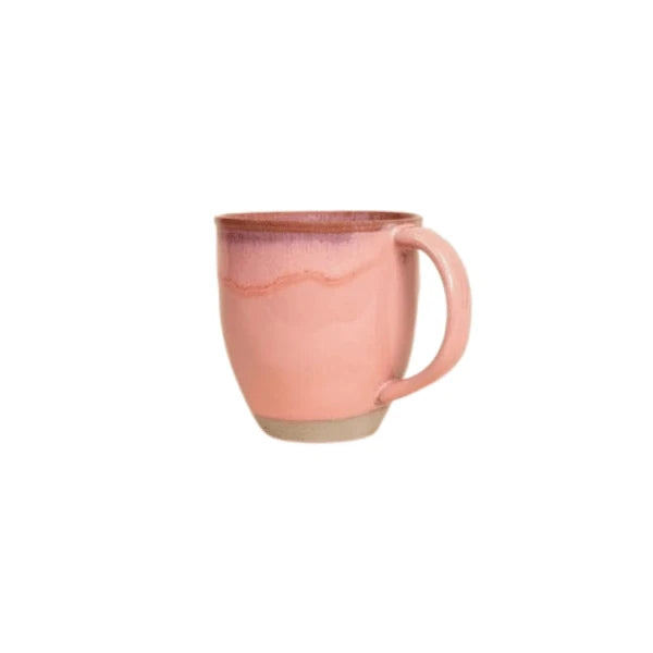 tasse en céramique rose