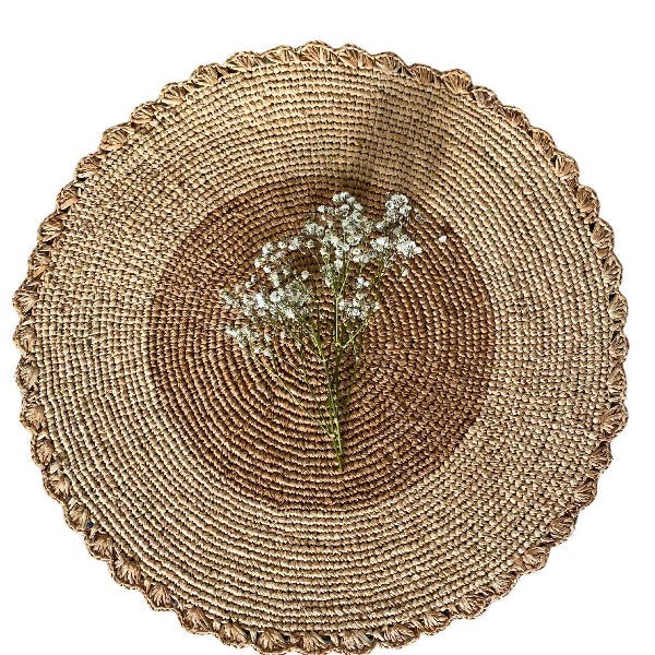 Sets de table en raphia - Fleur-des-Tropiques Sets de table en raphia - Fleur-des-Tropiques