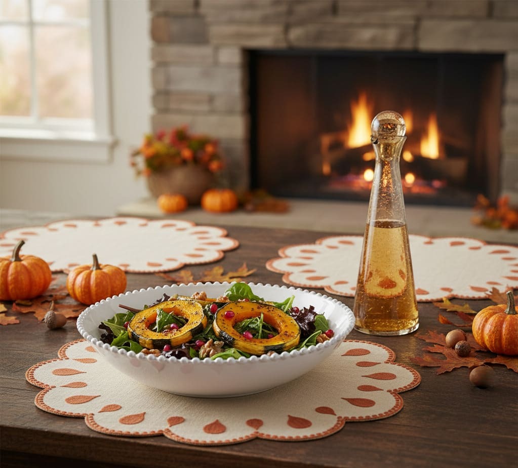 décoration d'automne, cocooning et chaleureuse