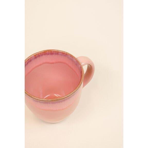 Tasse en céramique rose